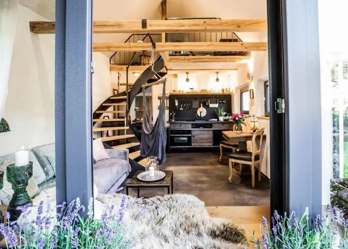 Ferienhaus Tiny House Mit Eigener Sauna Am Waldrand In Der Fränkischen Schweiz